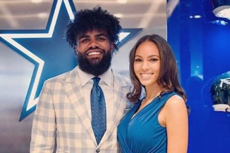 Ezekiel Elliot is in a relationship with his lovely girlfriend, Halle Woodward.